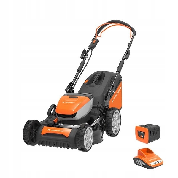 VÝKONNÁ BATÉRIOVÁ KOSAČKA NA TRÁVU SO ZÁBEROM 46 CM 40 V YARD FORCE LM G46E